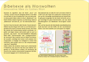 Artikel im Magazin des CVJM Bayerns, Ausgabe 1, 2014